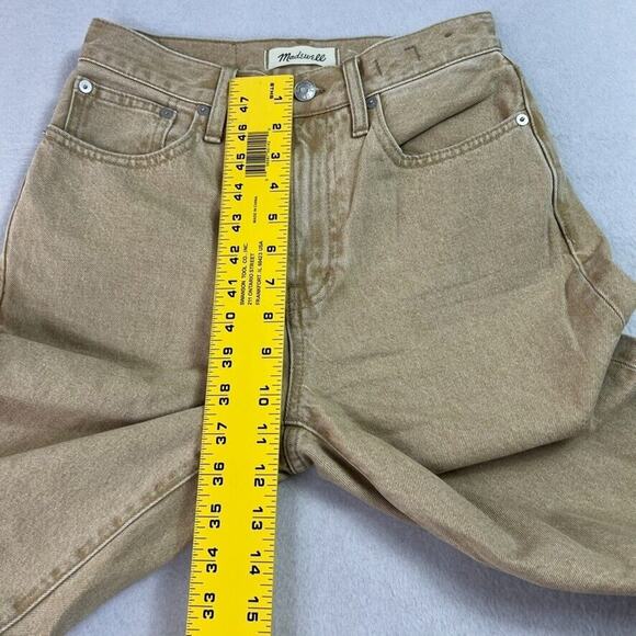 MADEWEL Jean Women 25 The Perfect Vintage Wide-Leg Jean in Light Chestnut Wash - Picture 5 of 11